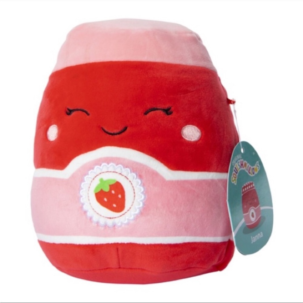 Squishmallows Janna strawberry jelly
